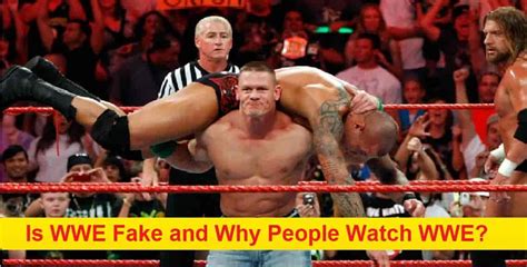 why watch wwe if its fake|is wwe a scam.